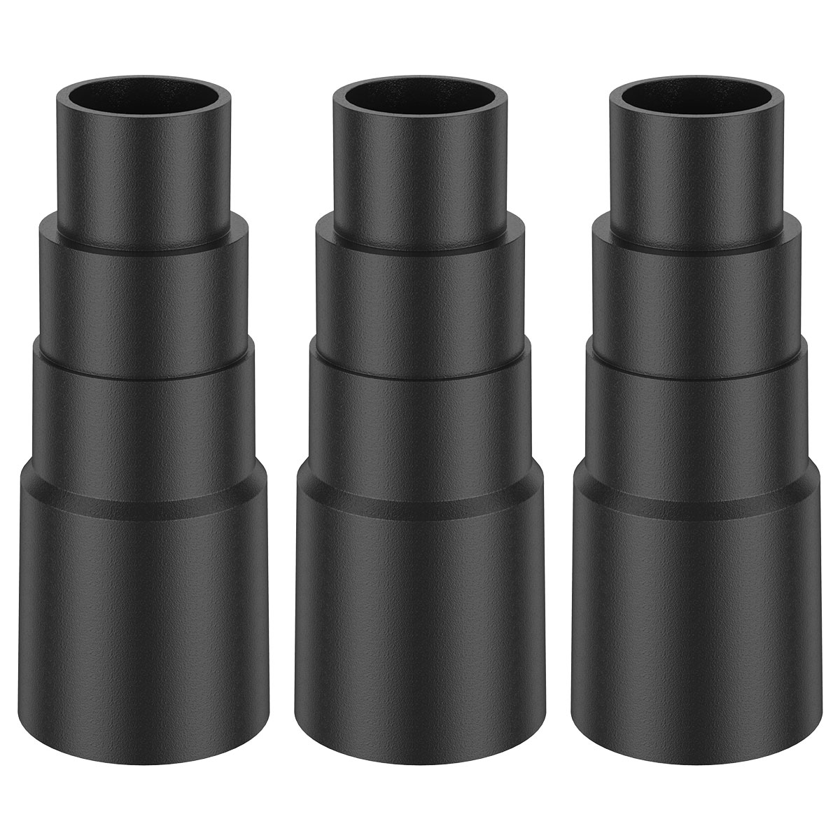 2/3/6 stücke Universal- Staubsauger Schlauch Adapter Konverter 4-schicht Staubsauger 25mm 30mm 34mm 35mm Stecker Zubehör: Burgunderrot