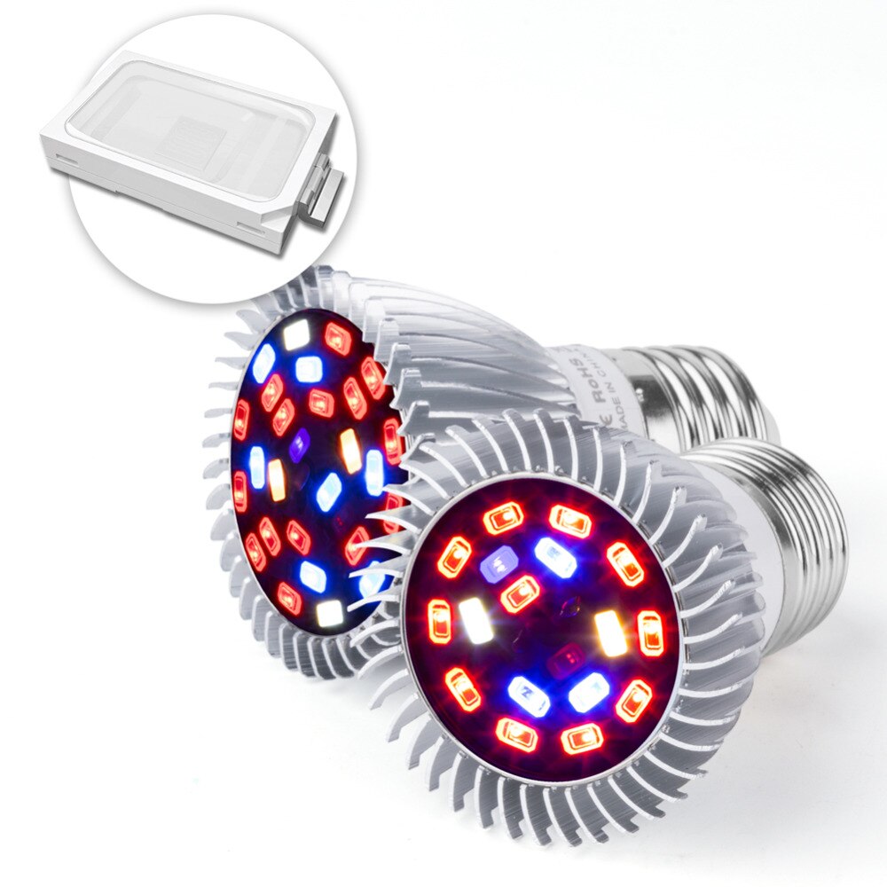Led plantes ampoules 220V E14 Aquarium lumière de culture 18W 28W E27 Led intérieur serre lampe de culture UV/IR Phytolamp spectre complet