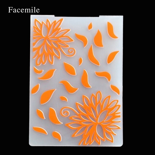 Plastic Embossing Folder For Scrapbook DIY Album Card Tool Plastic Template Stamp Card Making Decoration: 55073