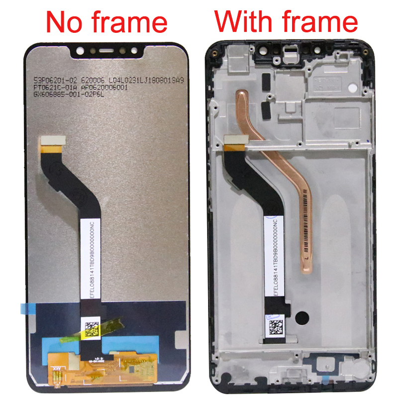 Jakość AAA 6.18 "wyświetlacz zamiennik dla Xiaomi Poco F1 LCD ekran dotykowy Digitizer zgromadzenie dla Pocophone F1 wyświetlacz LCD