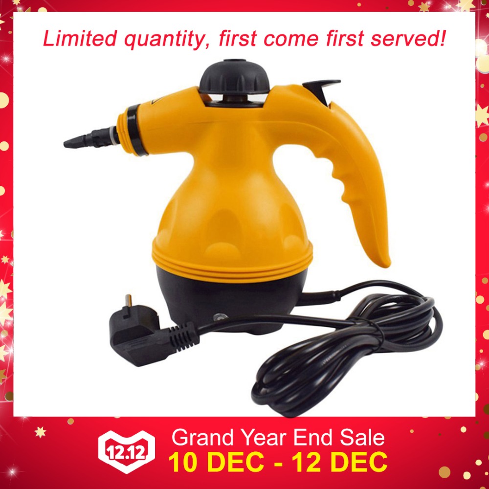 Multi Purpose Electric Steam Cleaner Portable Handheld Steamer Household Cleaner Attachments Kitchen Brush Tool