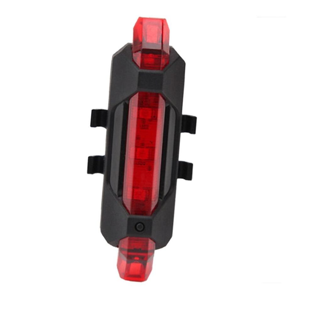 Fiets Achterlicht Led Achterlicht 250 Lumens Waterdichte Oplaadbare Achterlicht Set Fiets Verlichting Voor Mountainbikes Accessoires: Rood