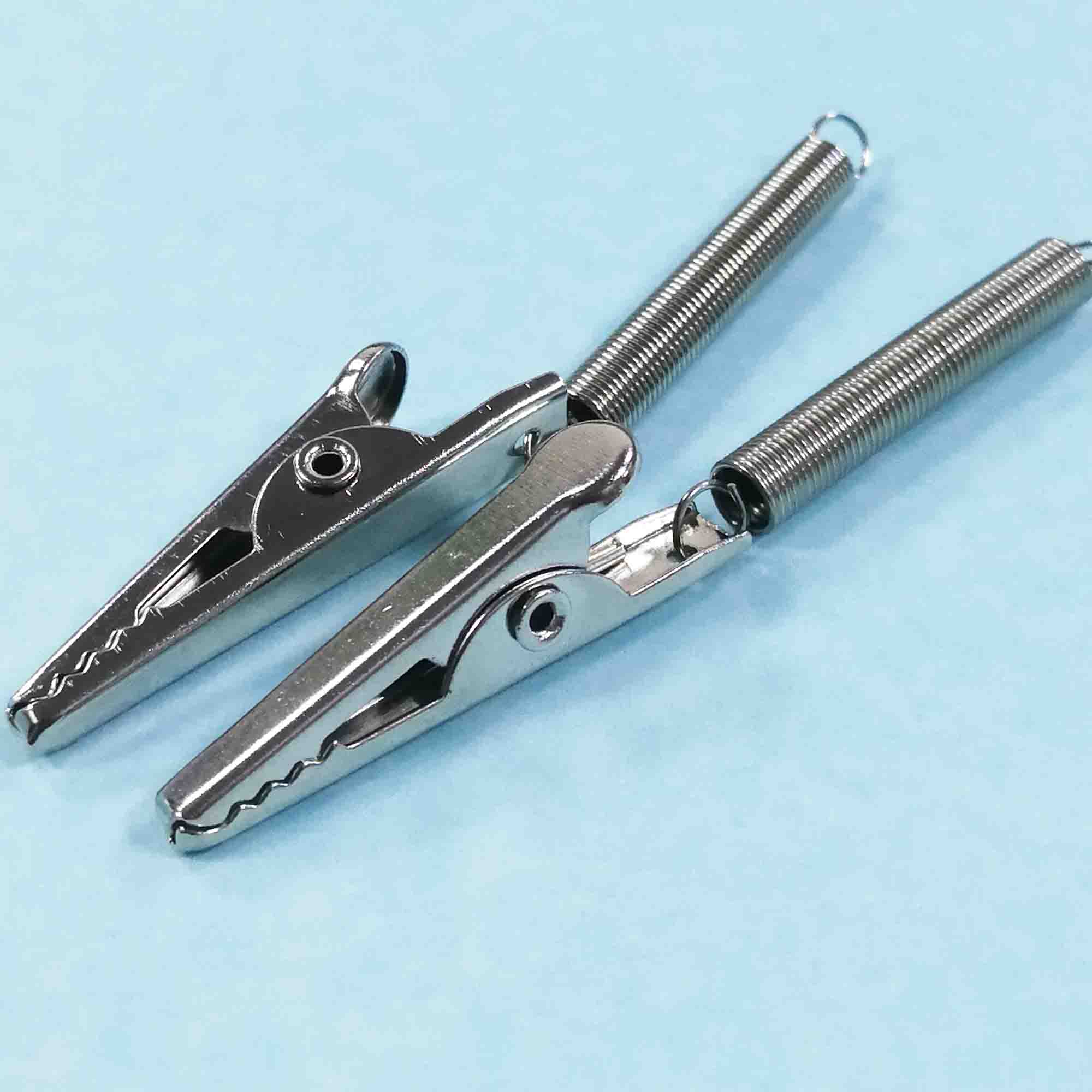 10-30 PCS Silver Alligator Clips with Teeth Alligator Clamps Roach Clips Single Prong Alligator Photo Clips Single Prong