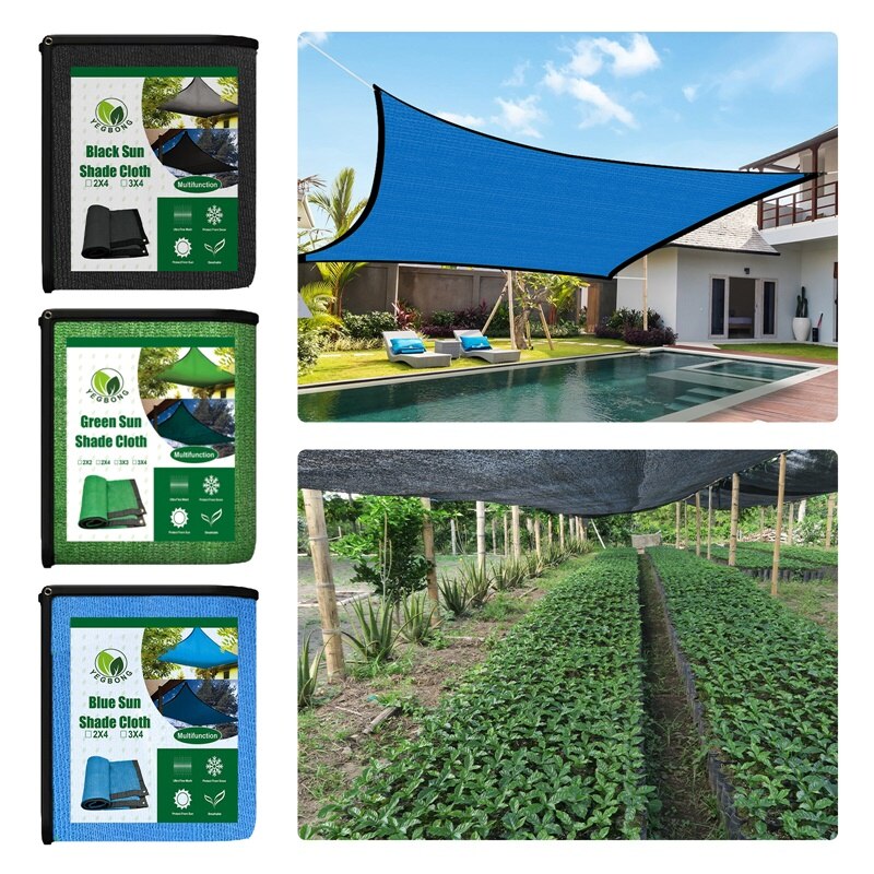 Sunscreen net encrypted net thickened flower balcony courtyard outdoor shading net shade net installation net sun shade cloth