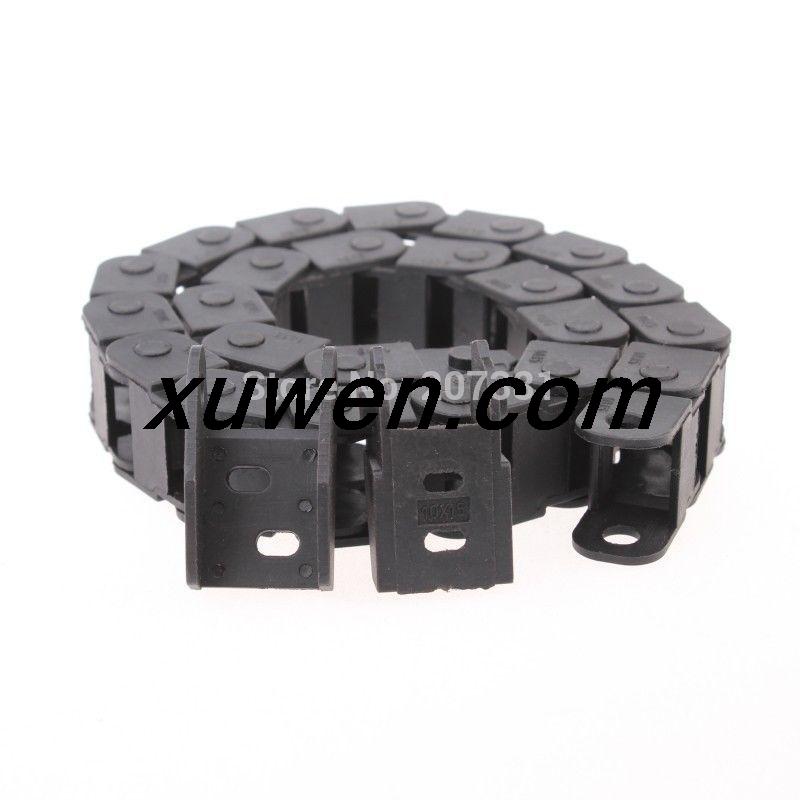Connectors for CNC Router Machine Tools Cable drag chain wire carrier 10*15mm R28 1000mm (40")