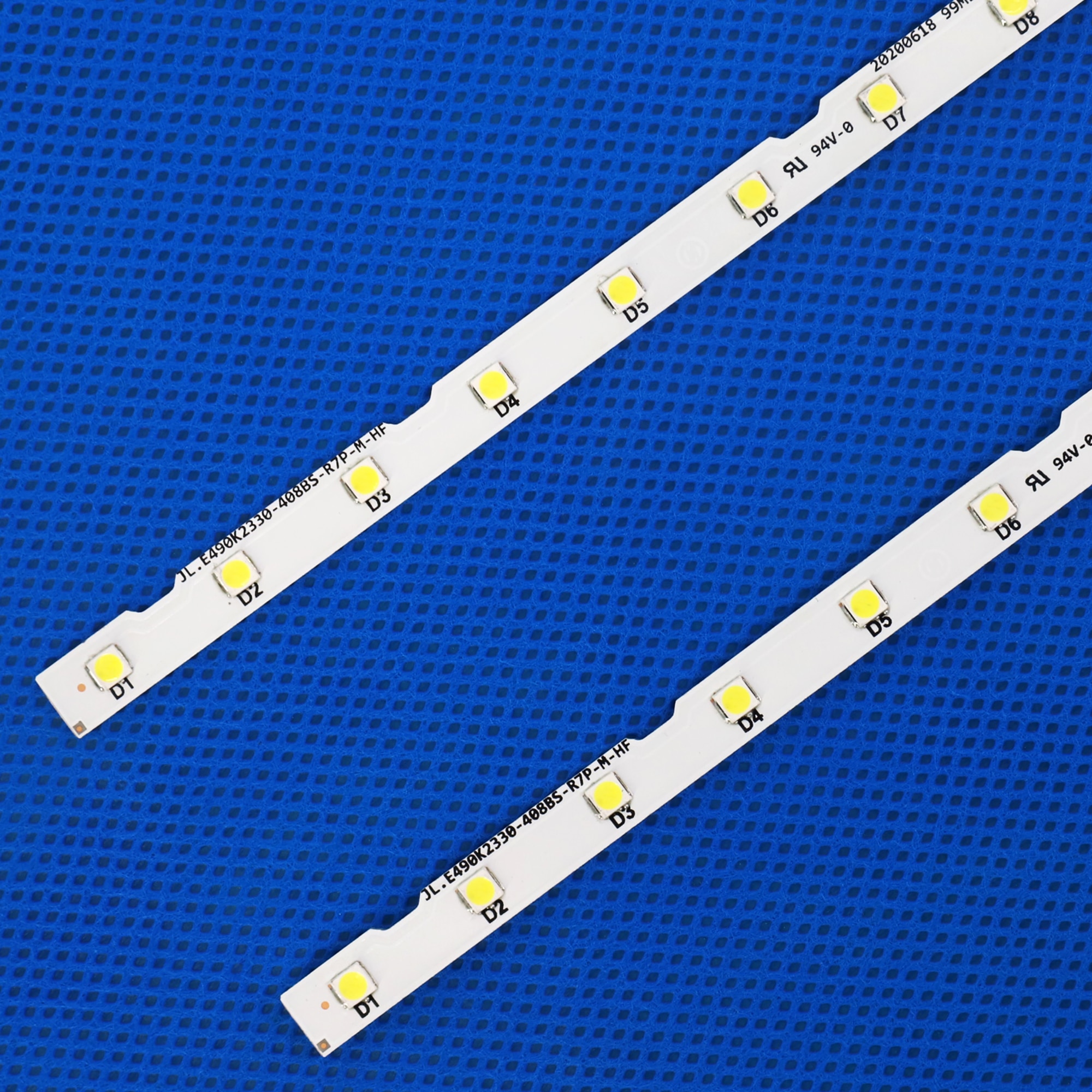 38 LED background light strip bar for Samsung 49 &quot;TV AOT_49_NU7300_NU7100_2X38_3030C_d6t-2d1_19S2P rev. V4 UE49NU7140 UE49NU7100