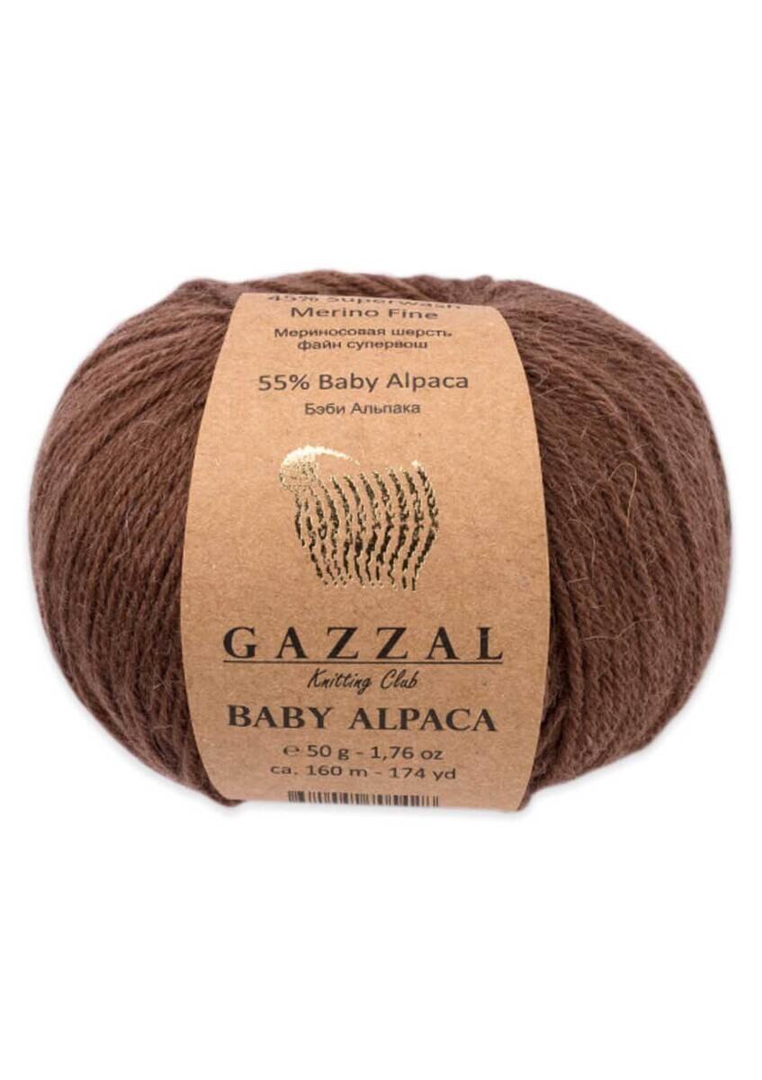 Gazzal Baby Alpaca Lana de ovillos para tejer a mano, 50 gramos 160 metros, Amigurumi, y tejido de, Crochet, Hilo de tejer, mercería, cuerda, Ropa, Deporte, Cardigan, Blusa, , Hobby, Palmie, Turquía -Bricolaje: 46002