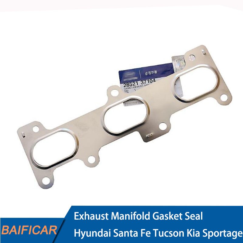 Baificar merke ekte eksos manifold pakning tetning 28521-37104 til hyundai santa  fe 2.7 tucson kia sportage
