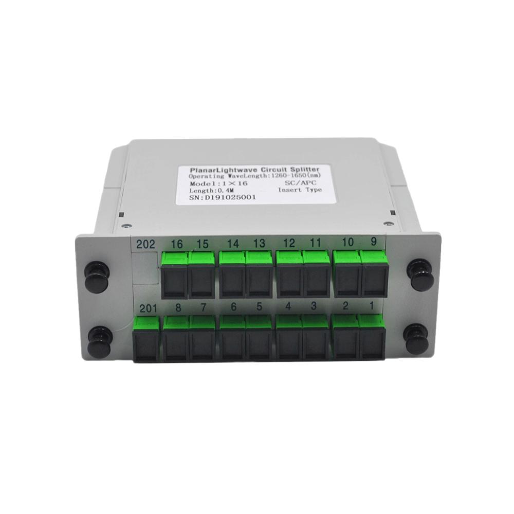 5 stks SC APC/UPC 1x2 1x4 1x8 1x16 PLC Splitter Box FTTH Splitter Glasvezel Doos FTTH Planar Golfgeleider Type Optische Splitter