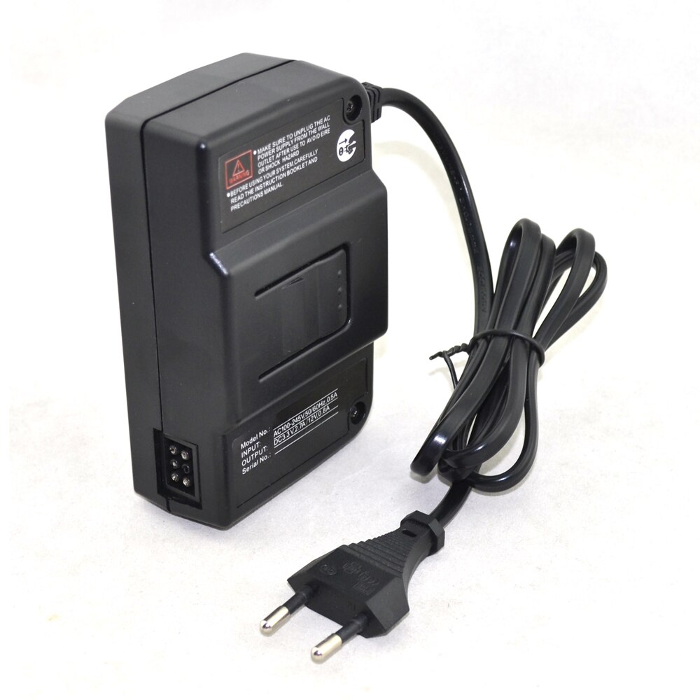Für  n64 hauptmotoren feuer kuh strom ac adapter netzteil ladegerät eu-version stecker