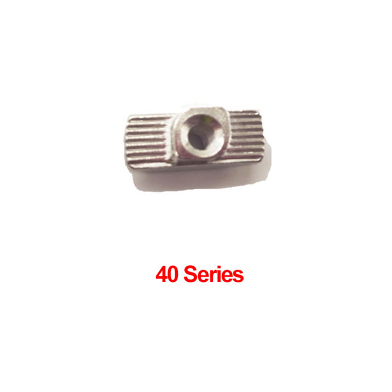 10 teile/los M3 M4 M5 M6 M8 Gewinde T Mutter EU Standard In T-Slot Carbon Stahl für 3030 4040 4545 serie Aluminium Profile: M5 / 40 series