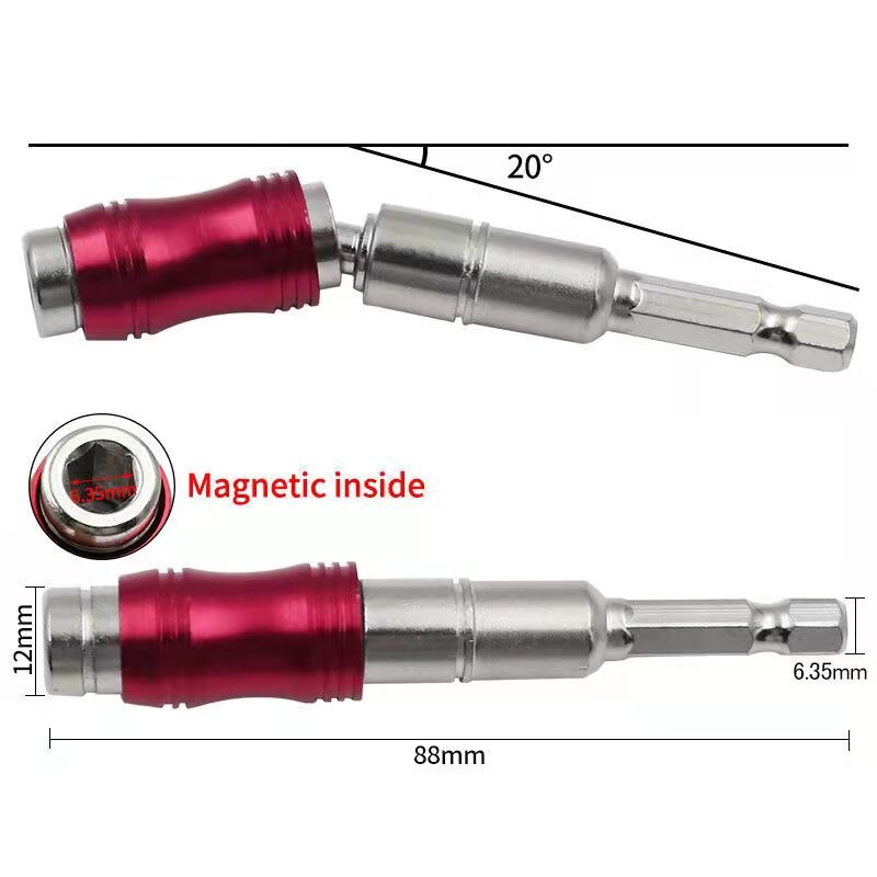 Hexagon Handle Quick Release Self-Locking Rod Electric Drill Screwdriver Lengthening Quick Conversion Batch Extension Rod