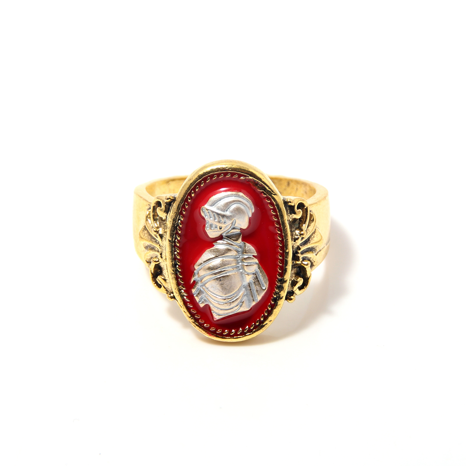 Dark Souls Adjustable Rings for Men Vintage Havel's Demon's Scar Chloranthy Serpent Leo Darkmoon Ring Jewelry: PURPLE
