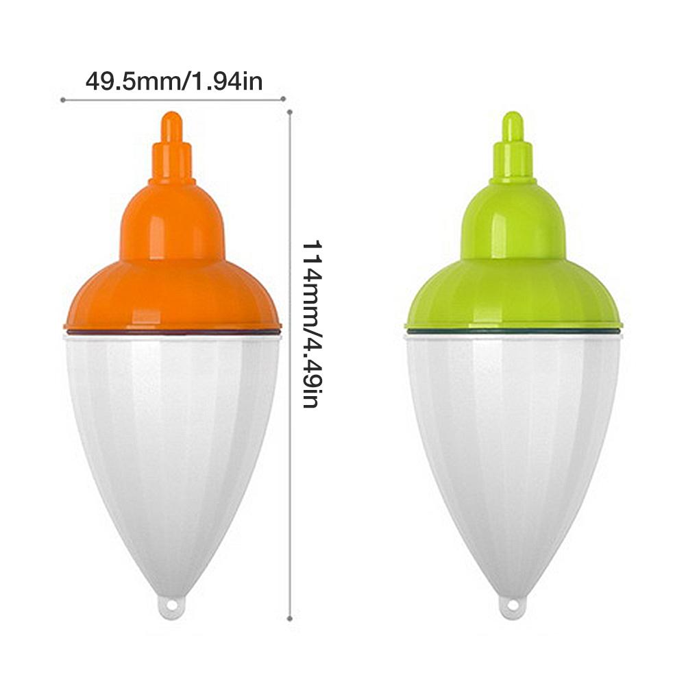 Flotteur de pêche LED lumière électronique eau salée mer roche plastique lumineux électronique Induction bouée adapté à la pêche de nuit