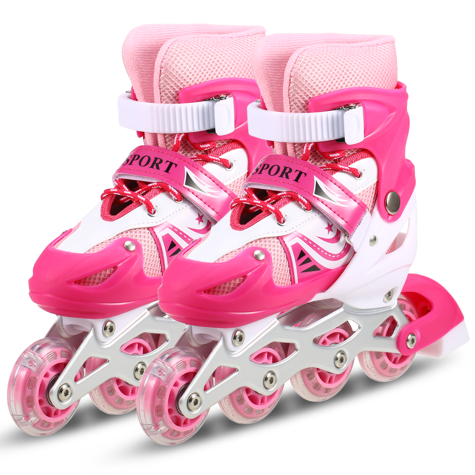 PU Wielen Skates Max 60 Kg Meteor 4-in-1 Skates – Verstelbare Skeelers Die Om Te Bouwen Zijn Naar Rolschaatsen Of Ijs Schaatsen Skeelers Schaatsen