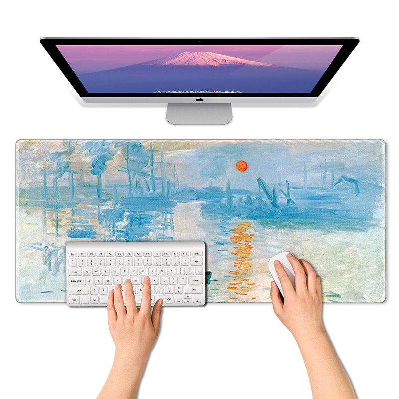 Spel Muismat Voor Kantoor En Thuis Met Anti-Slip Rubberen Basis Waterdicht Toetsenbord Pad Muismat: AB134