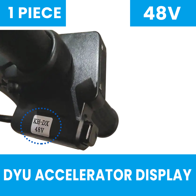 Original DYU D3F Throttle Accelerator Display KH-DX 36V and 48V for DYU Electric Bike and JETSON Bolt Pro Compatible with Atlas: light green