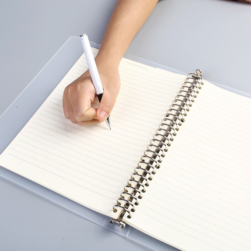 Classeur B5 cahier de classe d'étudiant détachable 26 trous A5/B5 bobine ligne horizontale cahiers de reliure