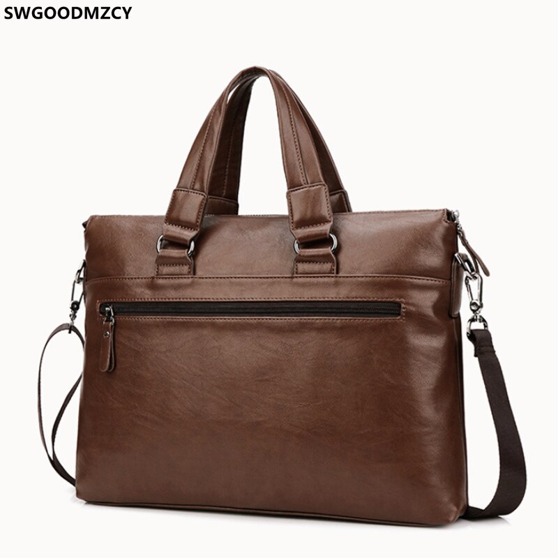 Schoudertassen Voor Mannen Aktetas Mannen Handtas Lederen Aktetassen Crossbody Tassen Voor Mannen Portafolio Computer Tas Сумка Мужкая Плеч
