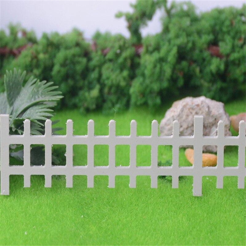 10 pz/lotto 1/50-1/200 Bilancia Modello Mini FAI DA TE Building All'aperto In Plastica Abs Bianco Modello di Recinzione Per La Costruzione di Desgin