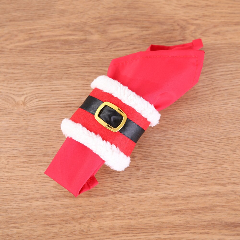 4Pcs Napkin Ring Holders Banquet Dinner Table Christmas Ornament Santa Claus Party Decor Rond de serviette BDF99