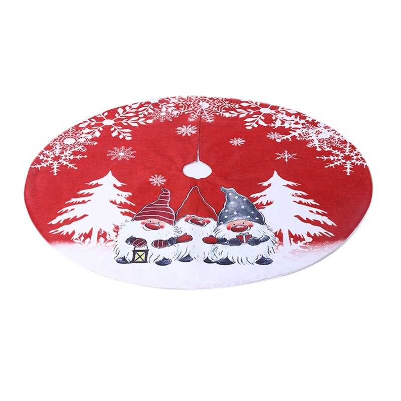 Jupe sapin de noel Gnome suédois Tomte ornement tapis tapis de sol cache socle: 5AC304816-R