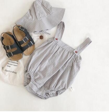 Milancel Baby Body Puur Katoen Baby Jongens Jumpsuits Palid Baby Meisjes Outfit Een Stuk: grey bodysuit / 12m