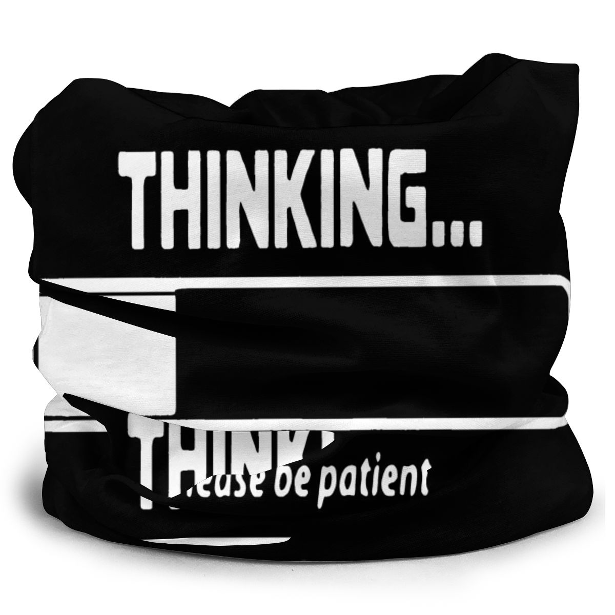 Thinking Progress Bar Cool All Sizes Black Print Funny Lowest Price Rap Scarves Bandana