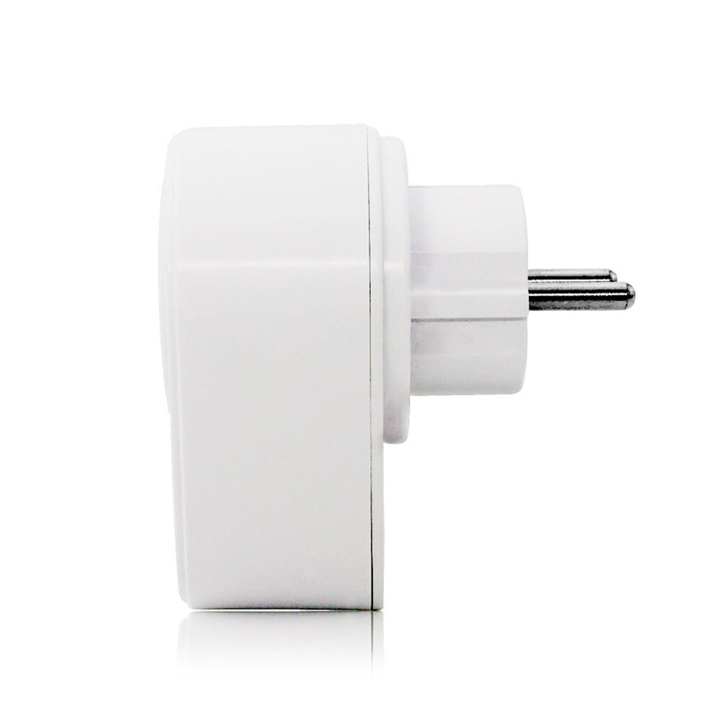 5V 2.1A Electric Dual USB Charger Adapter EU Plug Intelligent Plug-in Wall Socket Charging Power Switch Outlet Home Travel