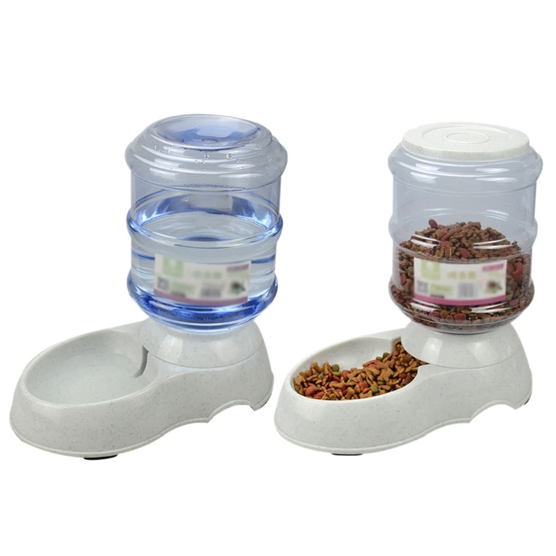 Comedero automático para mascotas, bebedero para gatos y perros, tazón de agua para animales, dispensador de gran capacidad para mascotas, gatos y perros
