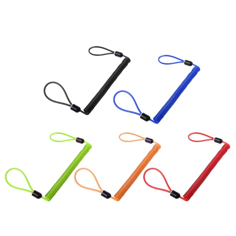 1PC 150cm Alarm Disc Lock Security Spring Reminder Cable Motorcycle Motorbike Bike Scooter