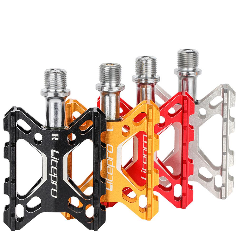 2 Stuks Fietsen Pedalen Du Dragende Pedalen Ultralight Aluminium Lager Pedalen Voor Kinderen Vouwfiets Fiets Accessoires