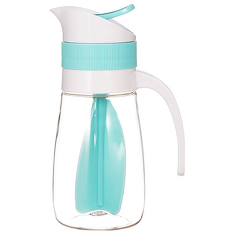 Kreative Salat Saft Manuelle Flasche Obst Salat Rotierenden Dressing Mixer Up Rühren Tasse Trinken Saft Lagerung Flasche Für Picknick: Blue