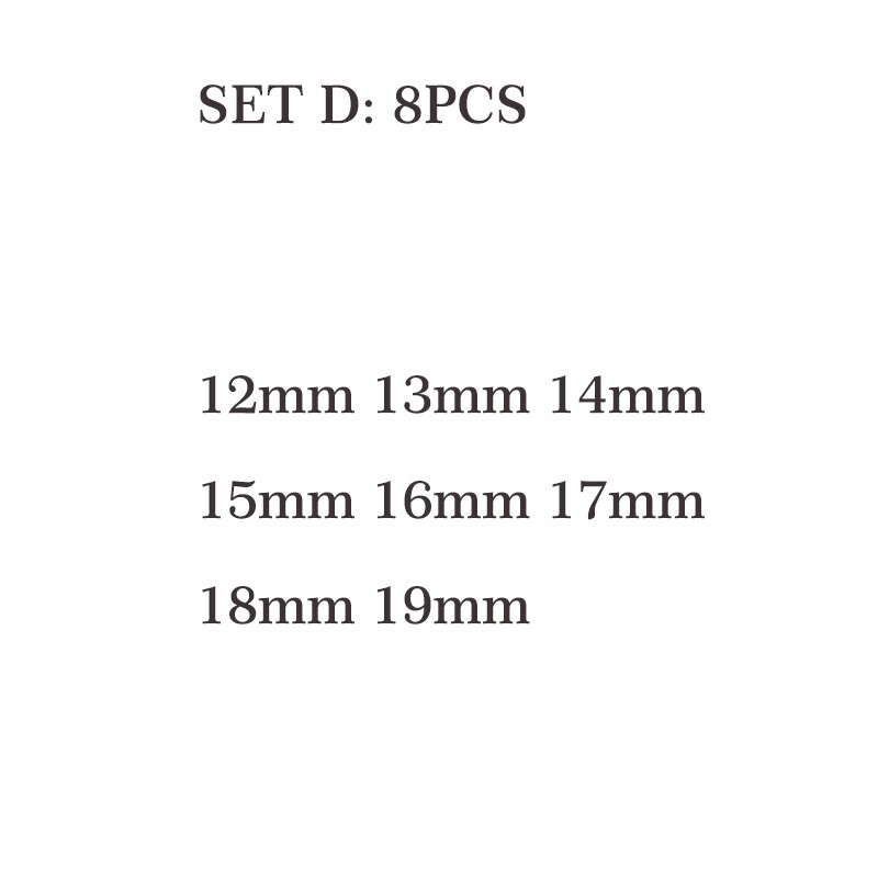 65mm Length Electric Power Magnetic Screwdriver Nut Driver Set Impact 1/4" Hex Shank Metric Wrench Socket Bit Crv 6-29mm: SET D