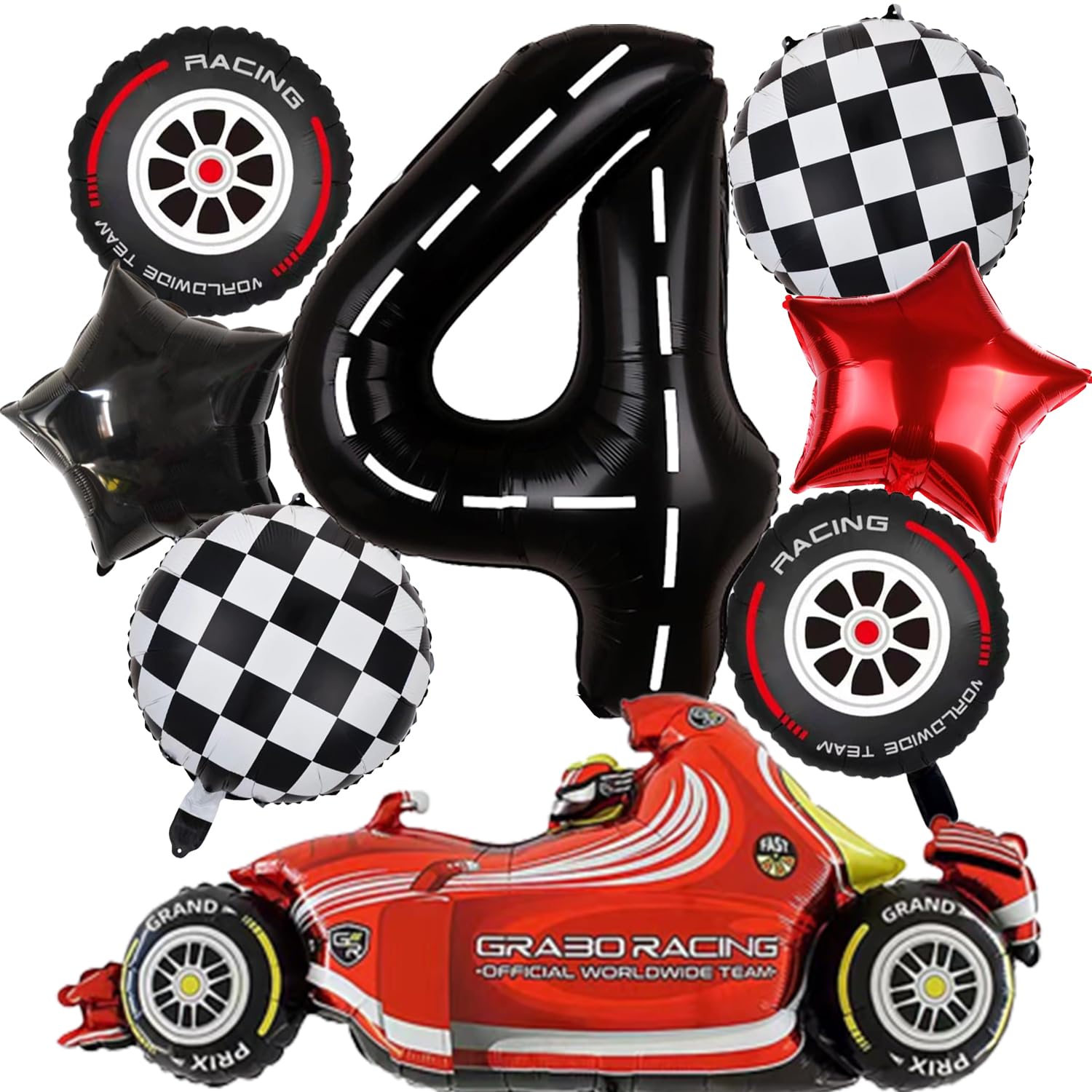 Checkered Disposable Tableware Plates Cups Napkins Racing Car Birthday Party Decorations Race Track Tablecloth Boy Party Favors