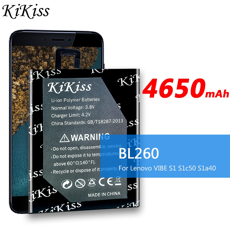 Batterie au lithium polymère 4650mAh BL260 BL 260, pour téléphone portable Lenovo Vibe S1 Lite S1La40 S1c50 S1a40 s1 a40