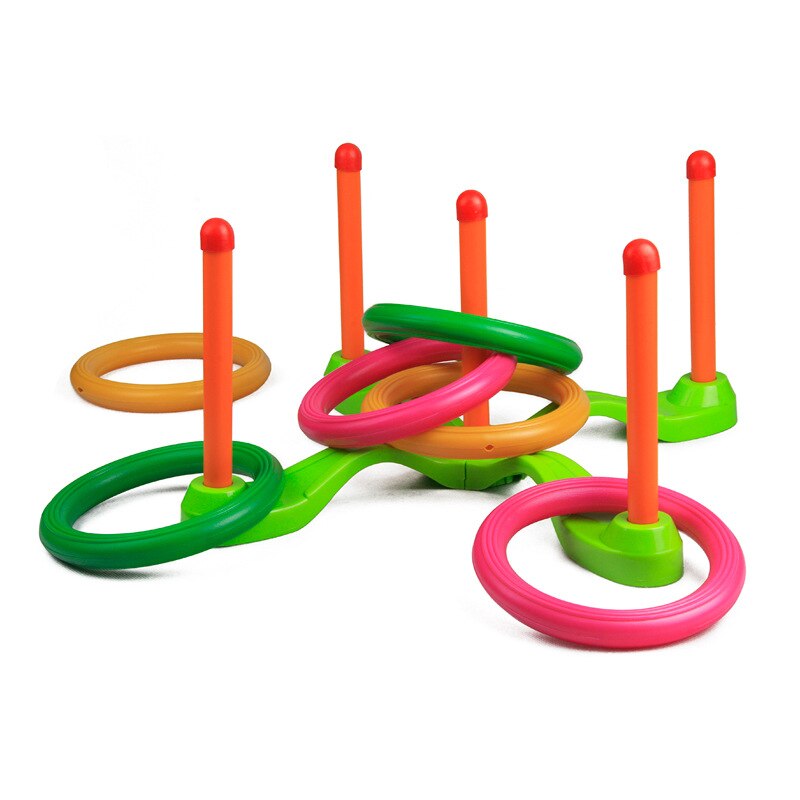 Anel jogando brinquedo jogar o círculo do anel stall wan ju tao loop crianças brinquedo de plástico ao ar livre brinquedo do menino