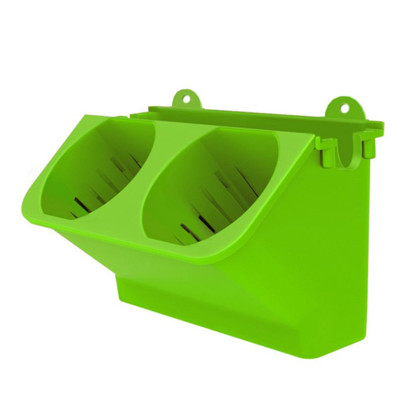 Stackable Flower Pot Wall Hanging Vertical Planter Succulent Plants Bonsai Vase Garden Home Decoration: Light Green