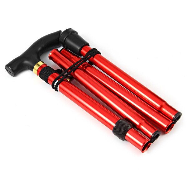 Outdoor walking stick for the elderly, folding walking stick, non-slip telescopic stick