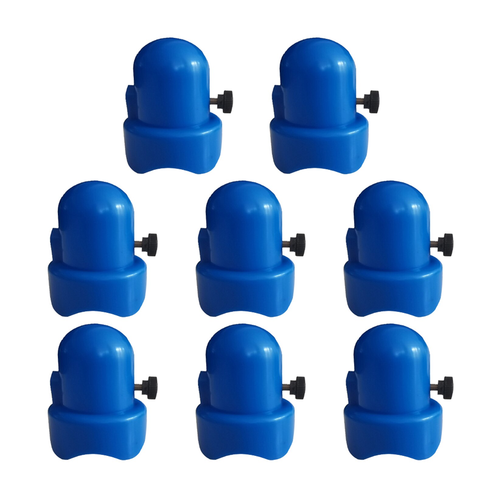 Durable Easy Install Trampoline Enclosure Pole Cap Connection Attachment Practical PP Solid Replacement Parts With Screw Thumb: 8pcs