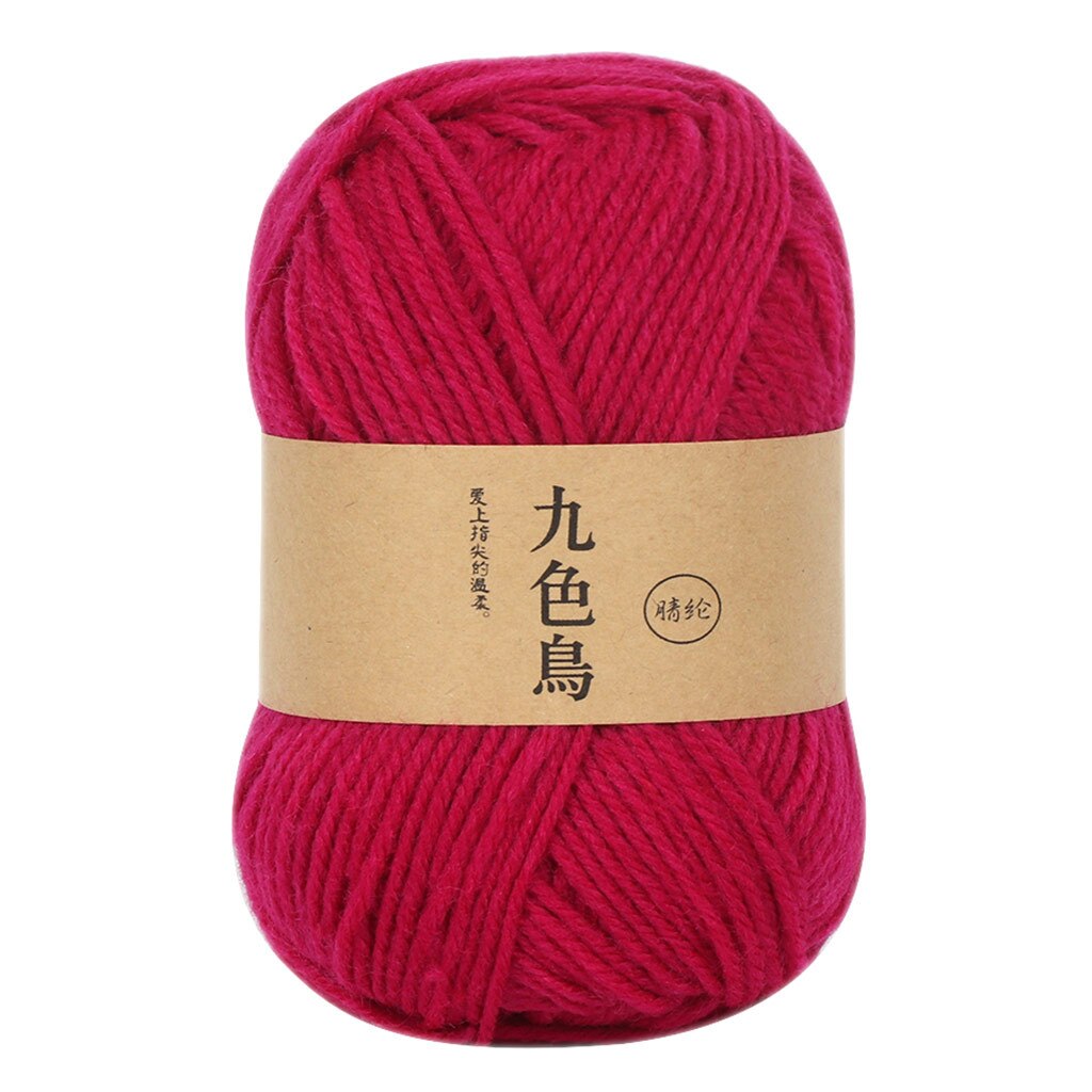 Yarn Comfortable Wool Blended Yarn Acrylic Line Crochet DIY Medium Thick Cushion Line Wool Sewing Yarn Hand Knitting Accessories