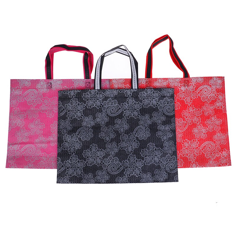 Women Lady Foldable Shopping Bag Casual Portable Large Nylon Tote Waterproof Thick Handbag