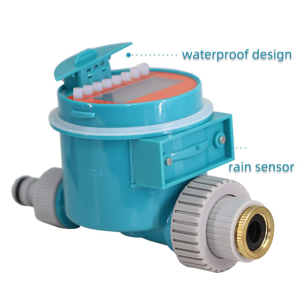 Garden Watering Timer Waterproof Rain Sensor Irrigation Controller Automatic Programmable Digital Valve Plant Drip System Tool