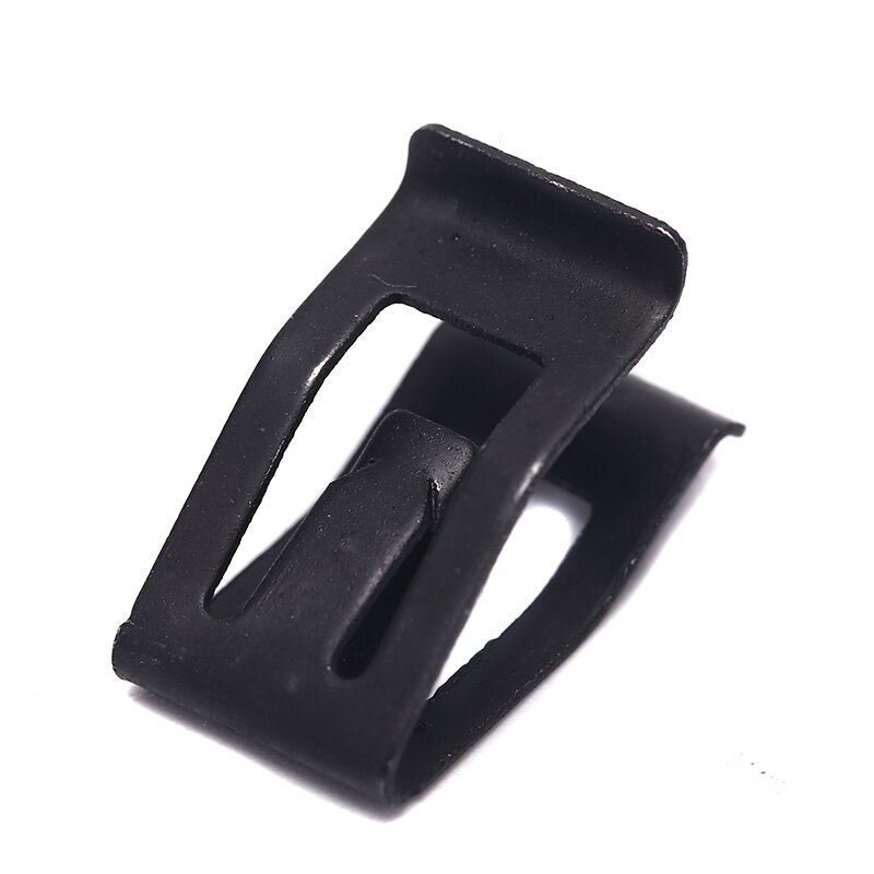 10Pcs/Set Universal Metal Car Front Console Dash Dashboard Auto Trim Retainer Black Rivet Fastener Clip