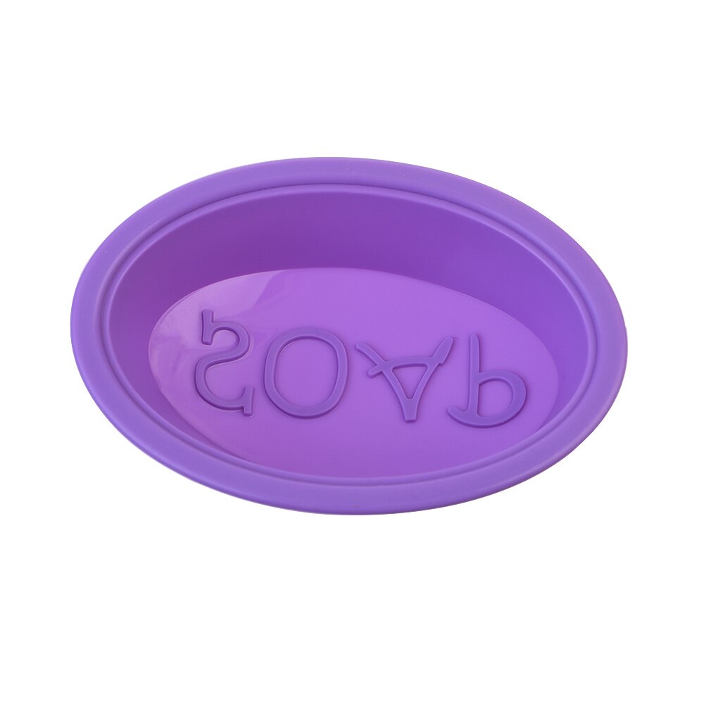 Didihou 1Pc Multifunctionele Zeep Mallen Voor Zeep Maken Siliconen Zeep Mal Cirkel Cupcake Bakken Pan Mallen Maken Levert: Purple