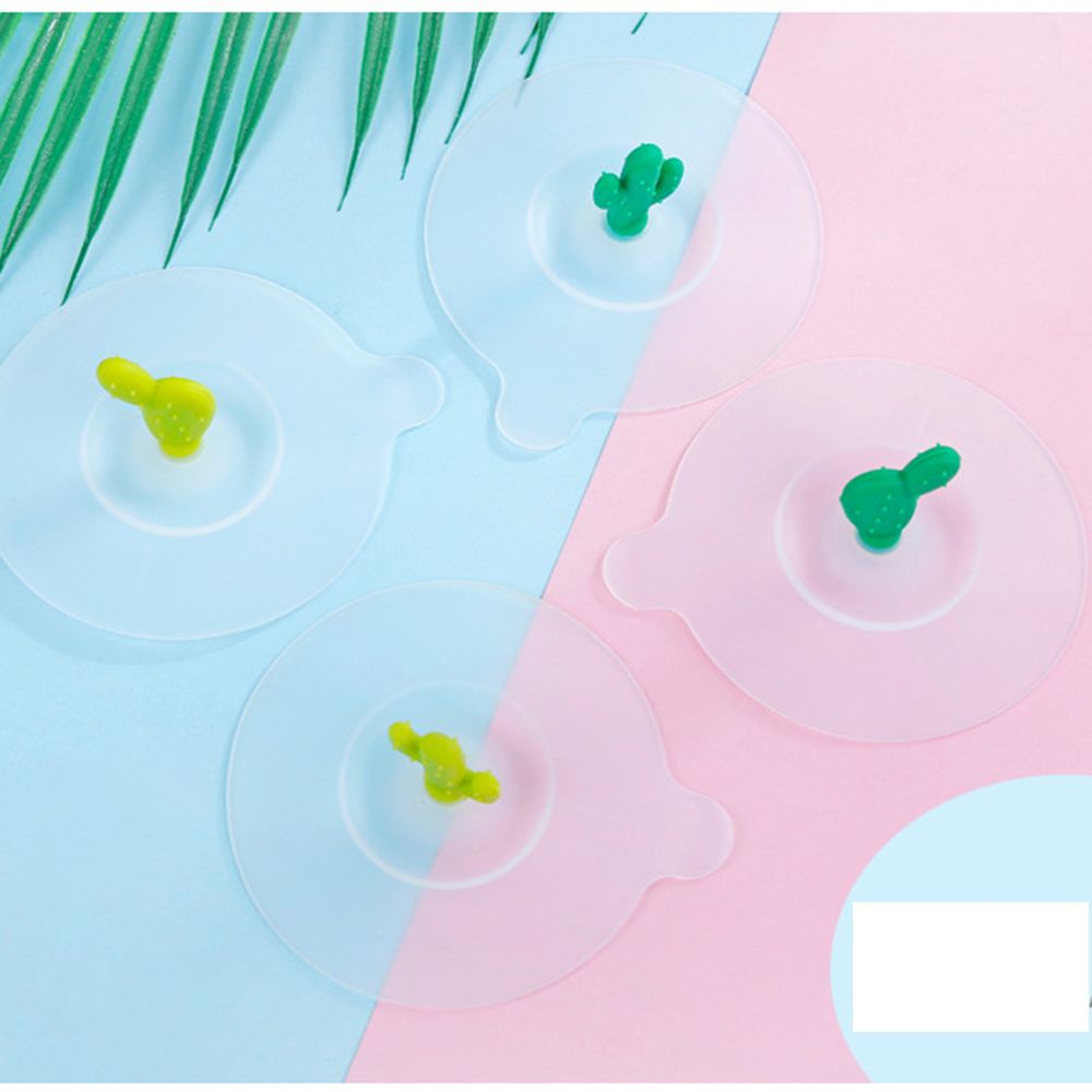 Śliczne ze wzorem kaktusa silikonowa pokrywka na kubek mocne uszczelnienie pyłoszczelny szczelny kubek pokrywa wysokiej marka jakości nowe mody kubek robić herbaty pokrywka