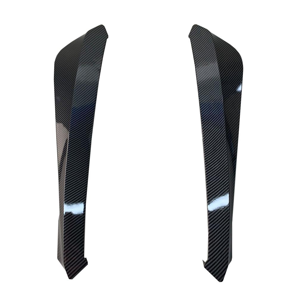 2pcs Car Rear Bumper Universal Rear Trunk Lip Spoiler Anti-crash Diffuser Lip Wrap Angle Splitter Protector Automobile Parts