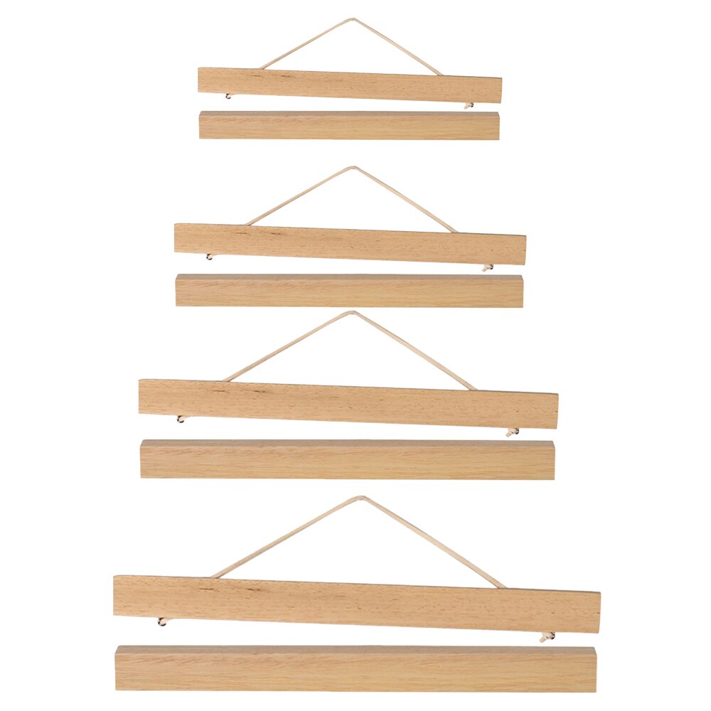 Wooden poster strip poster rail Poster er Poster holder Picture frame er