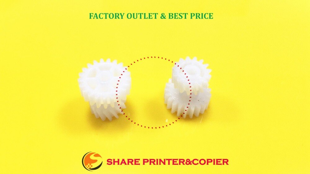 SHARE Compatible RU6-0710-000 21T/15T gear for LJ 5225 5525 for canon C2020 C2030 C2225 C2230