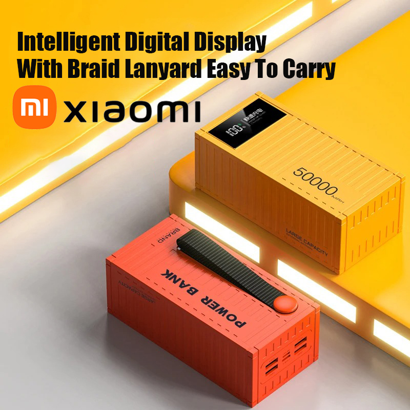 Xiaomi 50000mAh Large Capacity Portable Charging Power Bank With 6 Interfaces Supporting 120W Fast Charging Suitable For iPhone